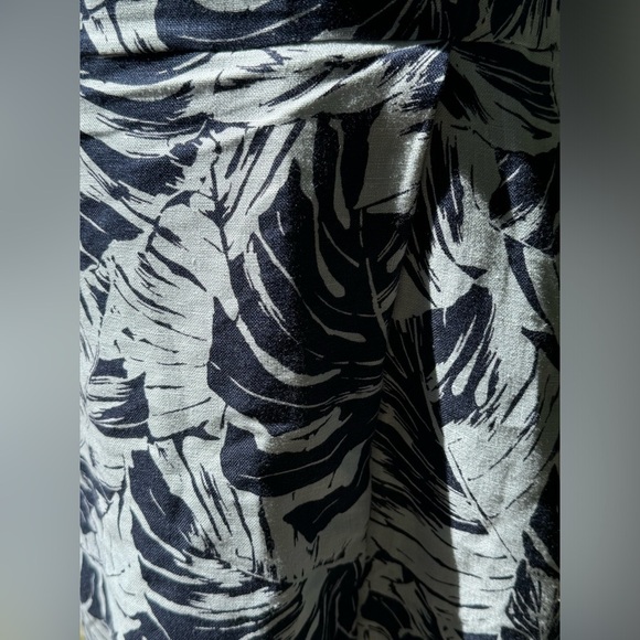 MaxMara weekend 100% cotton Prince Leaf Print Dress size 14 - Picture 3 of 7